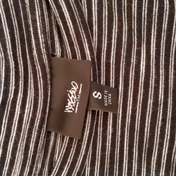 Mossimo Black and White Striped T-Shirt Dress Small - Picture 4 of 6